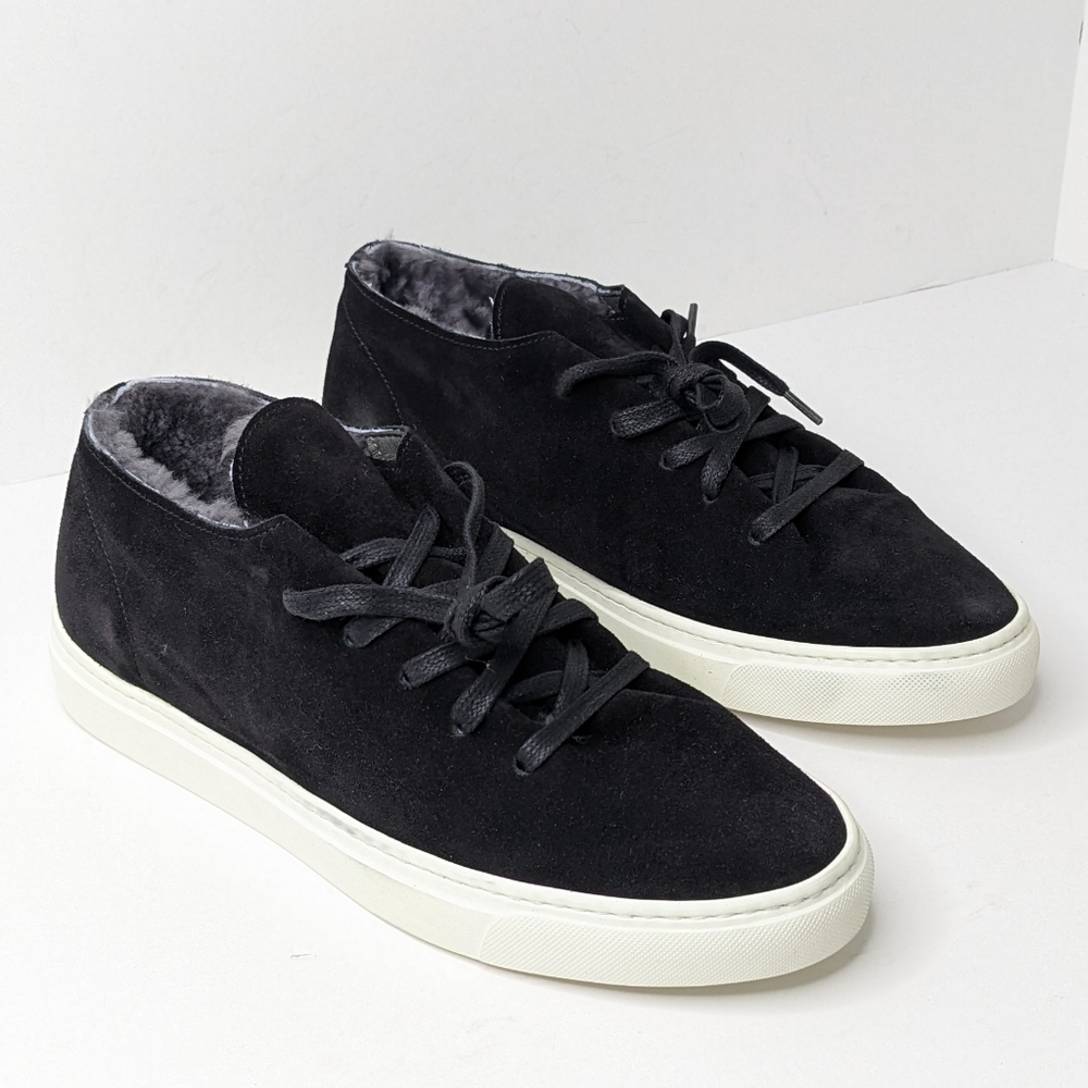 To Boot New York Jada Sneakers, Black Suede, Women's 10.5